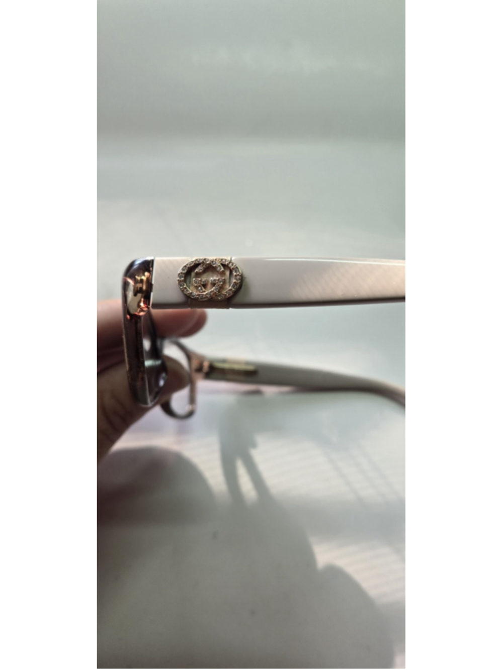 Gucci GG 3773/U Q7O Translucent Brown Beige Eyeglasses Frames Made In Italy - Picture 2 of 12